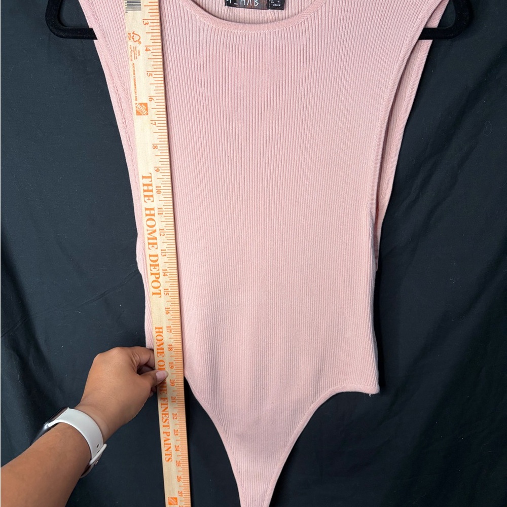 Rehab Blush Ribbed Top - Picture 9 of 10